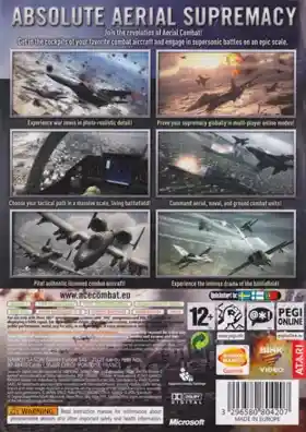 Ace Combat 6 Fires of Liberation (USA) box cover back